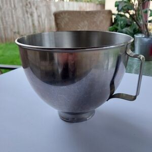 Kitchen Aid 4QT Mixing Bowl Stainless Steel Model K45   holiday family baking co